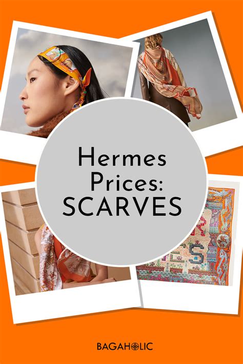 hermes scarf price list